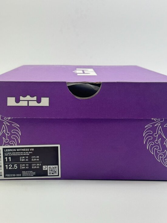 Nike Lebron Witness VIII \'Lt Iron Gum\' FB2239-003 Basketball Multi Size